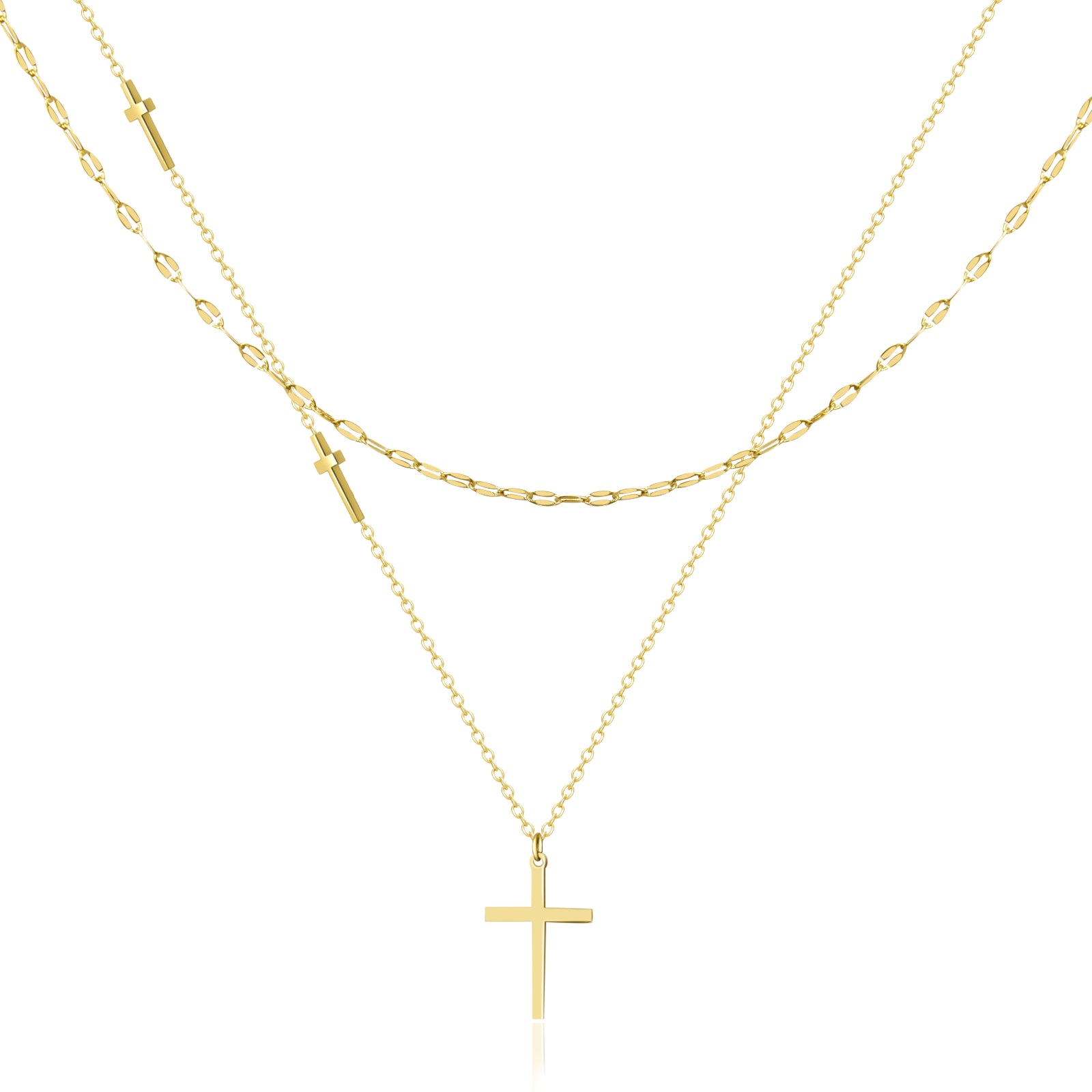Eternal Light Cross Necklace