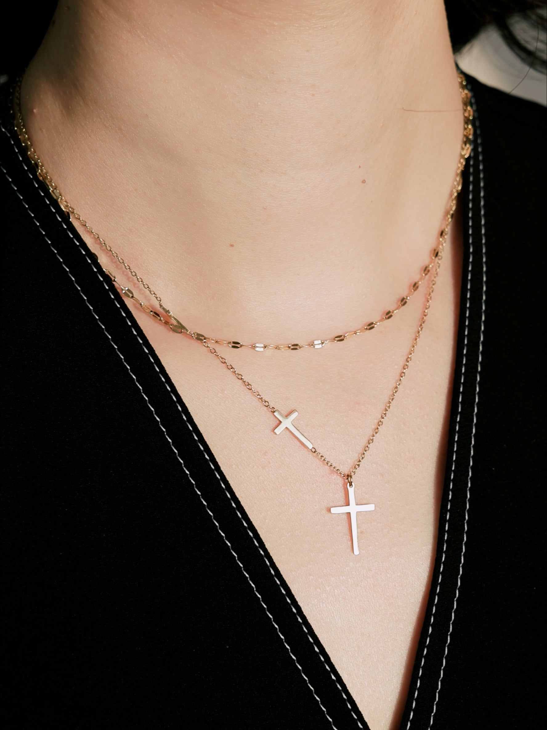 Eternal Light Cross Necklace